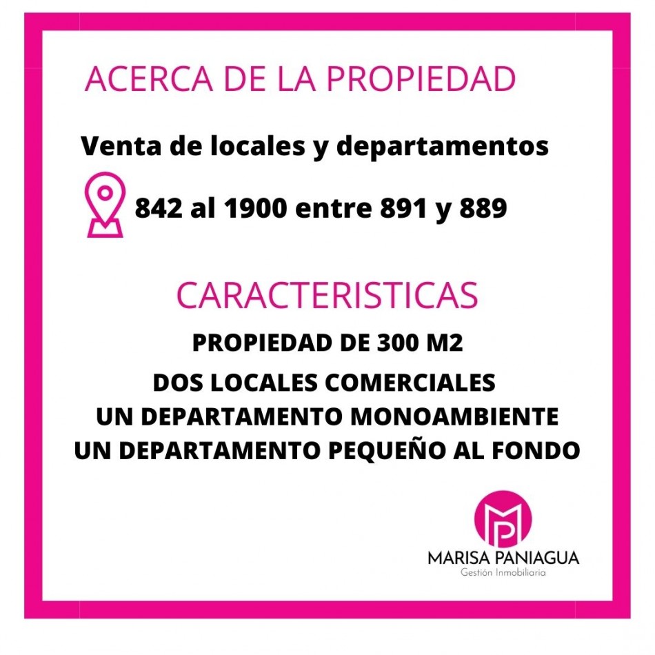  VENTA DE LOCALES Y DEPARTAMENTOS 