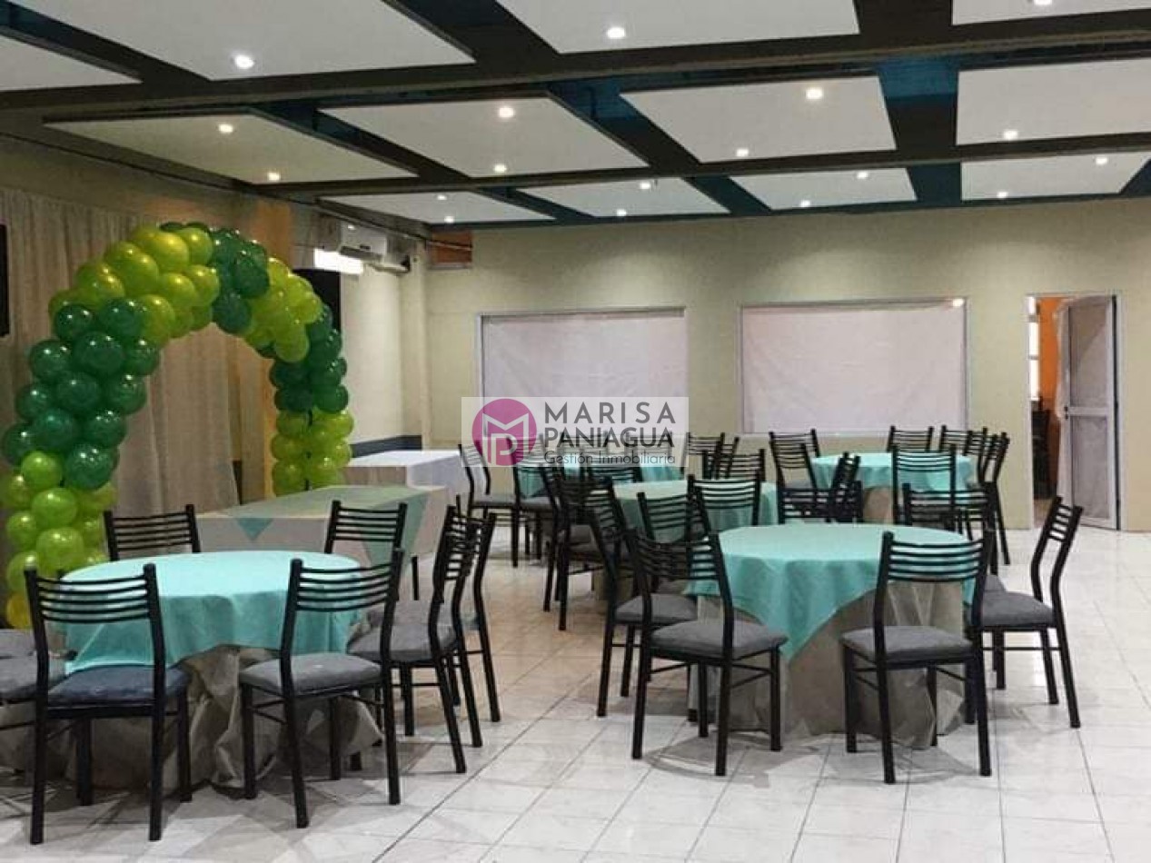 VENTA DE SALON/LOCAL  PARA EVENTOS